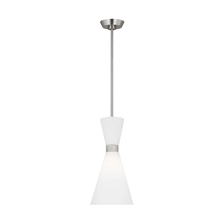 Pendant Belcarra Small 1 Lamp Brished Nickel - Frankwebs