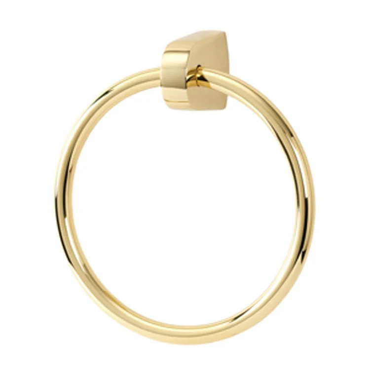 Towel Ring Euro Bath 7 Inch Polished Brass 3-1/8 Inch - Frankwebs