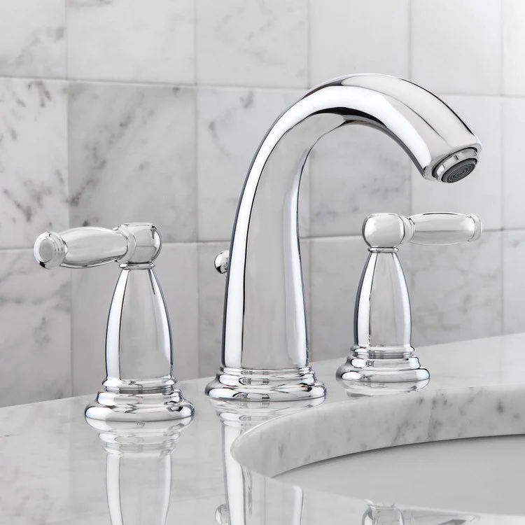 Swing C Two Handle Widespread Bathroom Faucet - Frankwebs