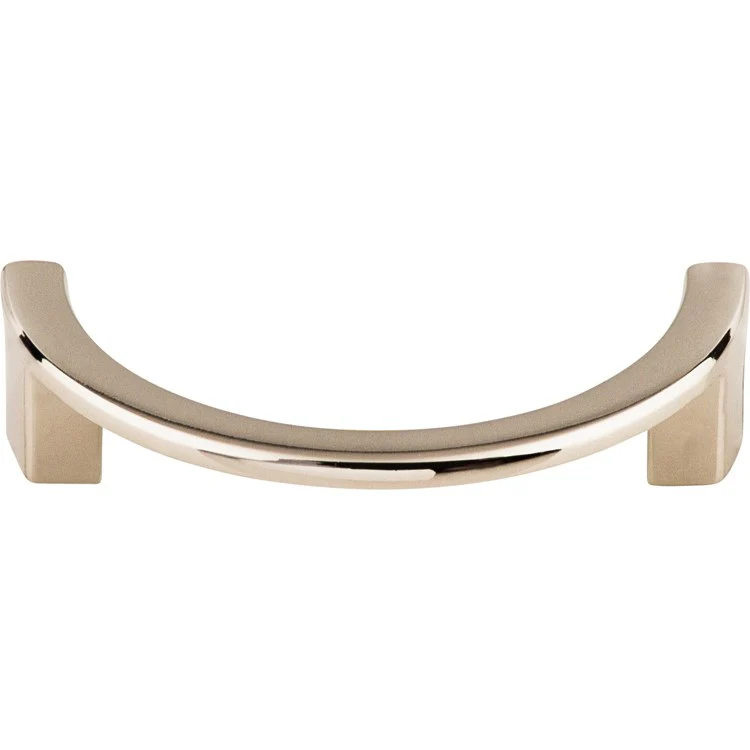 Pull Sanctuary Half Circle Open Polished Nickel Zinc Alloy 3-1/2 Inch - Frankwebs