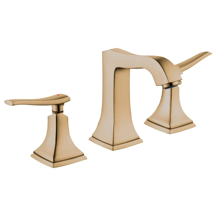 Metropol Classic 110 Two Handle Widespread Bathroom Faucet with Pop-Up Drain - Frankwebs