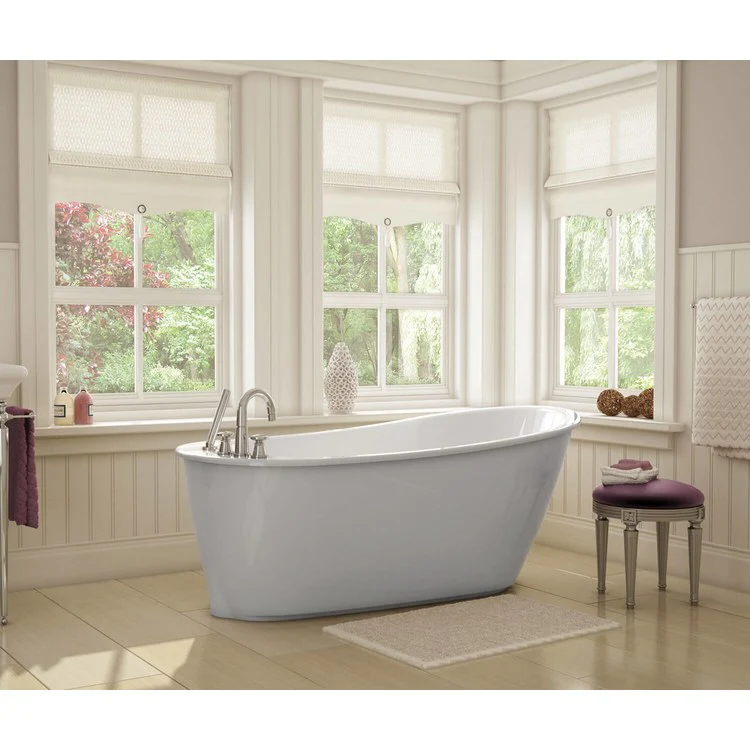 Freestanding Tub Sax 60 x 32 Inch End White Oval - Frankwebs