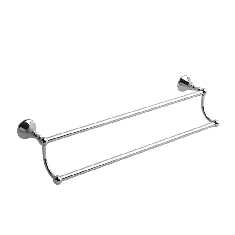 Towel Bar Momenti 24 Inch Double Polished Nickel Zinc 6-3/4 Inch - Frankwebs