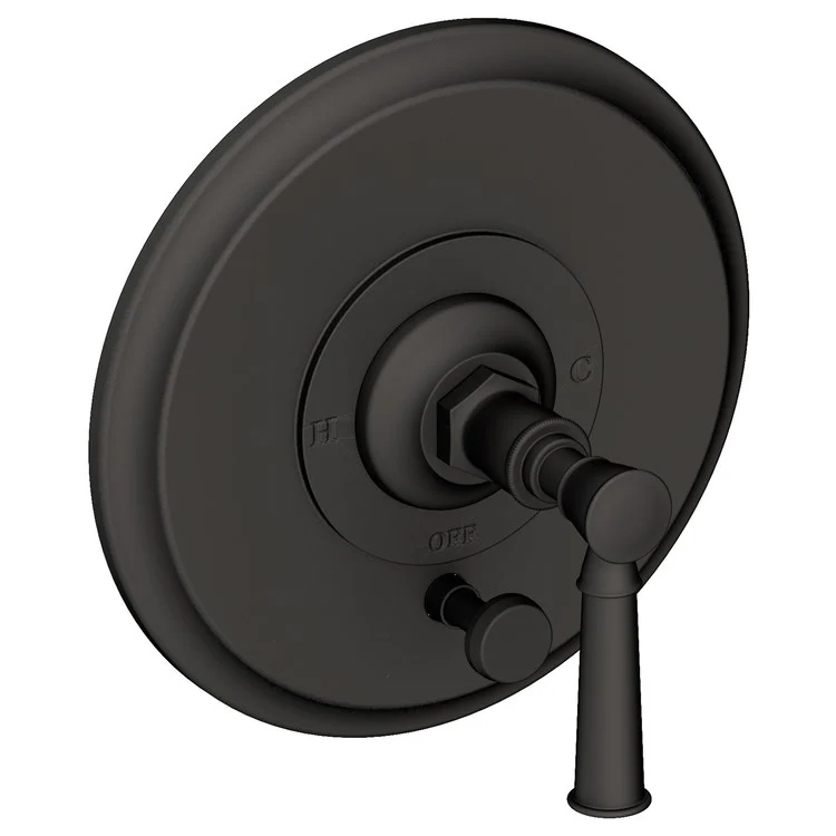 Vander Pressure Balance Tub/Shower Valve Trim Only with Lever Handle - Aged Brass - Frankwebs