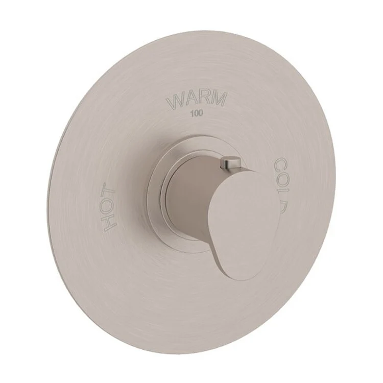 Thermostatic Trim Meda 3/4 Inch Without Volume Control 1 Metal Lever Satin Nickel 12 Gallons per Minute Brass - Frankwebs
