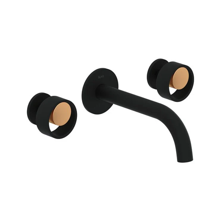 Lavatory Faucet Eclissi Wall Mount 2 Circular Satin Nickel 1.2 Gallons per Minute 7-3/4 Inch - Frankwebs