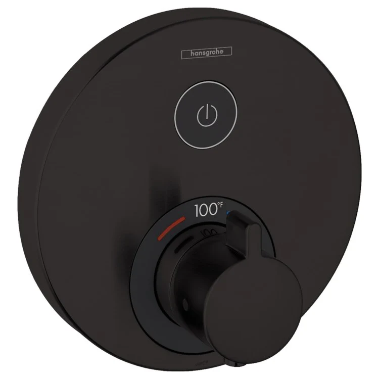 ShowerSelect E Round Thermostatic Single-Function Shower Trim - Frankwebs