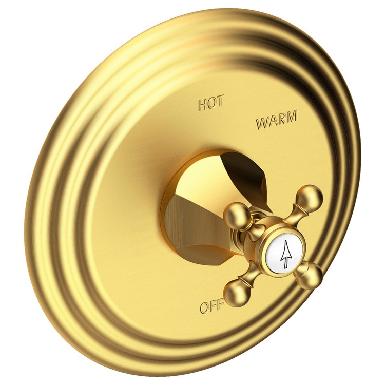 Pressure Balance Valve Trim Metropole Arrow Insert 1 Cross English Bronze ADA Depth 3-5/8 Inch - Frankwebs