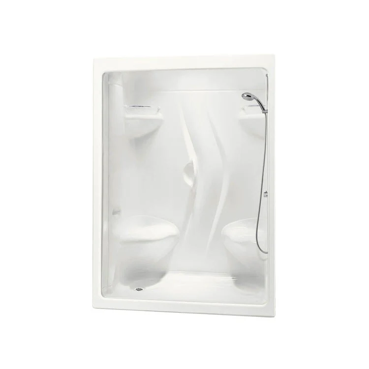 Shower Module Stamina 59-1/2 x 35-3/4 x 85-1/4 Inch Acrylic White 1 Piece Right Seat - Frankwebs