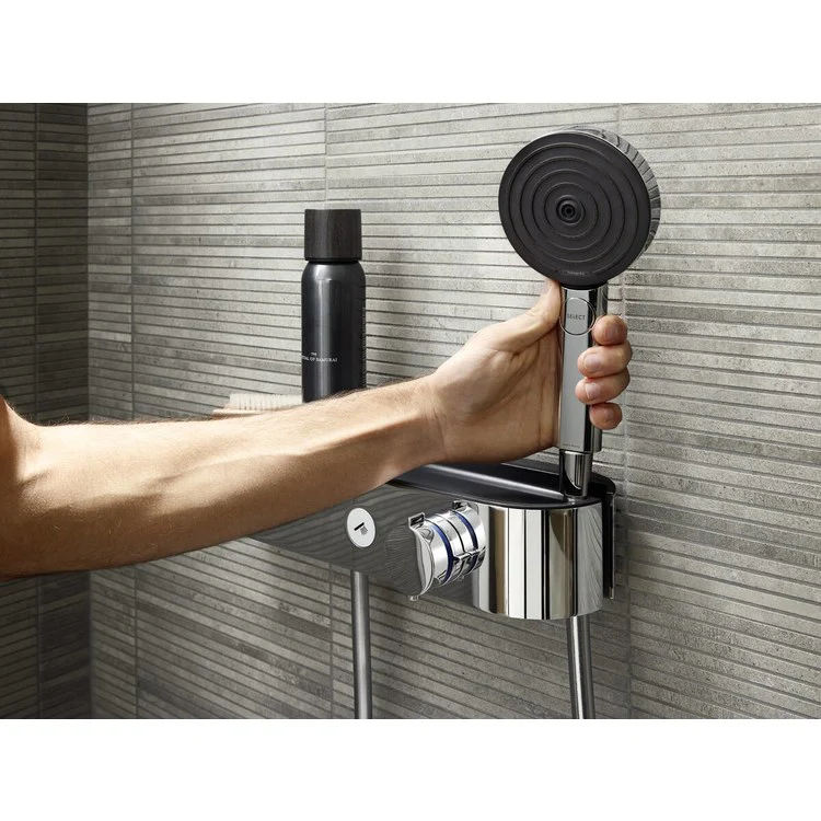 Handshower Pulsify S 105 Chrome 3 Function 1.75 Gallons per Minute Less Bar 4-1/8 Inch Wall Mount - Frankwebs