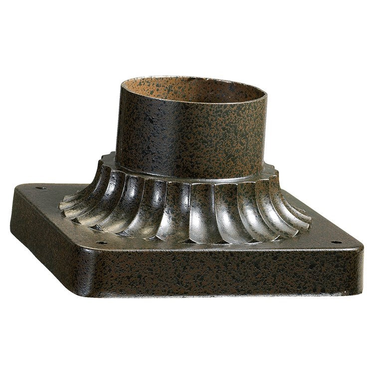 Signature Square Fluted Outdoor Post Lantern Adapter - Frankwebs