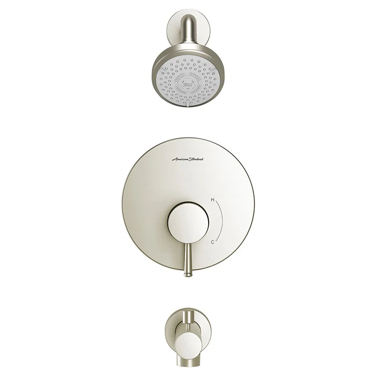 Serin Pressure Balance Tub/Shower Valve Trim with Cartridge and Water-Saving Shower Head - Frankwebs