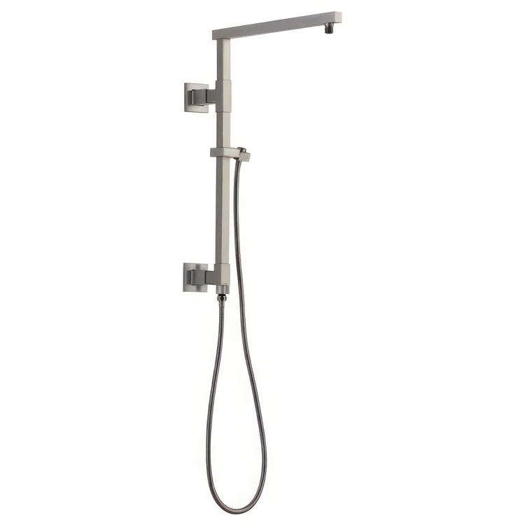 Shower Column Emerge Universal Showering Components Angular Lumicoat Stainless 18 Inch - Frankwebs