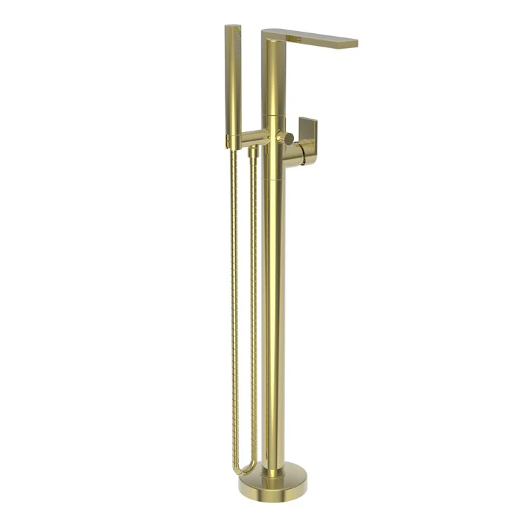 Tub Filler Skylar Freestanding with Handshower 1 Lever ADA Flat Black 1 Hole - Frankwebs