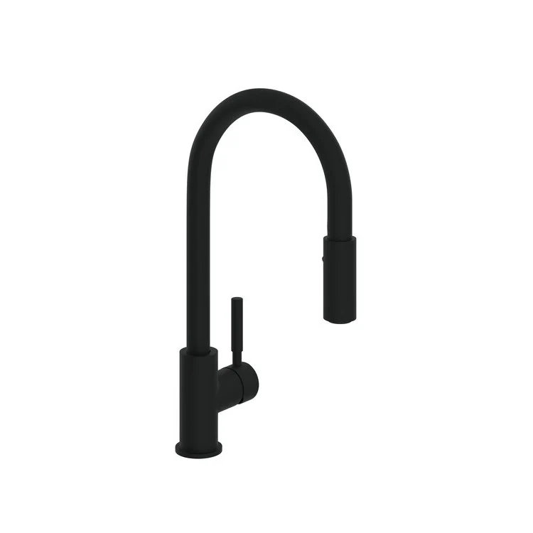 Kitchen Faucet Lux Side Handle Pull Down 1 Metal Lever Satin Nickel 8-1/2 Inch 1.8 Gallons per Minute - Frankwebs