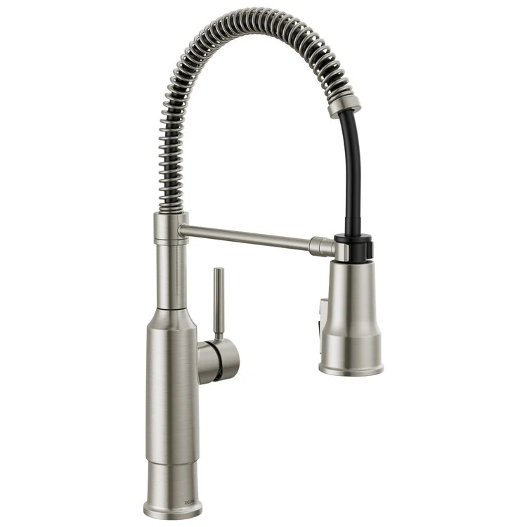 Kitchen Faucet Theodora Spring 1 Lever ADA Spotshield Stainless Pull Down 1.8 Gallons per Minute - Frankwebs
