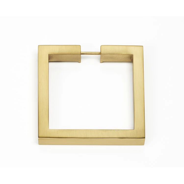Ring Flat Square Polished Chrome 3-1/2 Inch Brass - Frankwebs