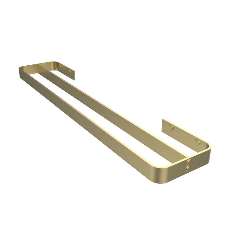 Towel Bar Odile Suite 24 Inch Double Brushed Gold Brass Wall Mount - Frankwebs