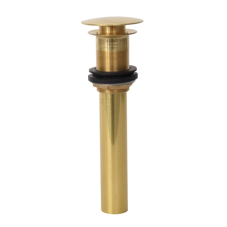 Pop-Up Drain 9 x 6 x 6 Inch Chrome Brass - Frankwebs