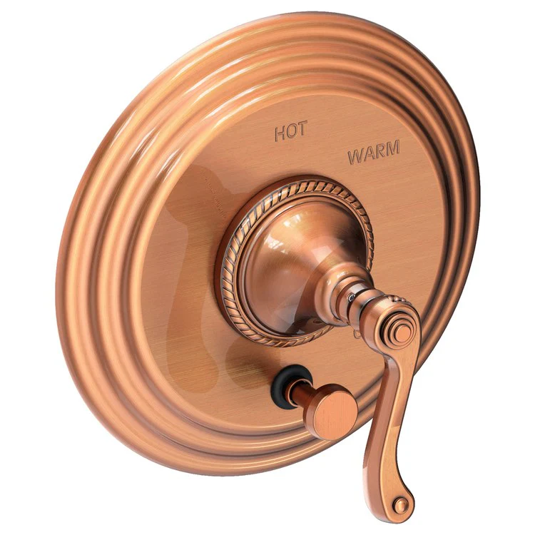 Amisa Pressure Balance Tub/Shower Valve Trim Only with Lever Handle - Midnight Chrome - Frankwebs