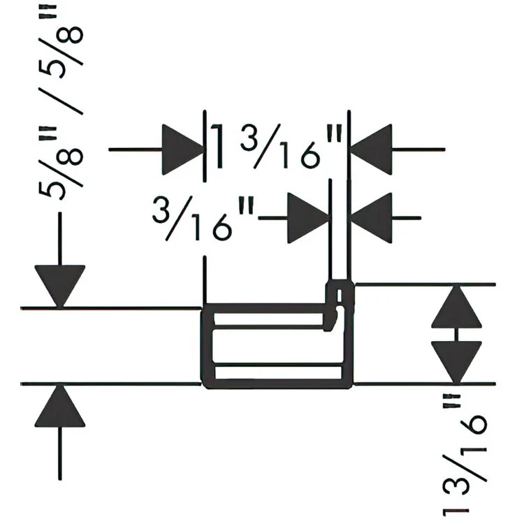 Towel Hook AddStoris Single Chrome 1-3/16 Inch Wall Mount Metal - Frankwebs