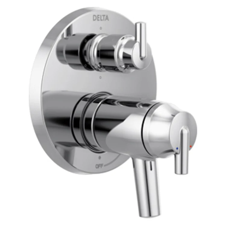 Contemporary TempAssure 17T Thermostatic Valve Trim with Six-Function Diverter - Frankwebs