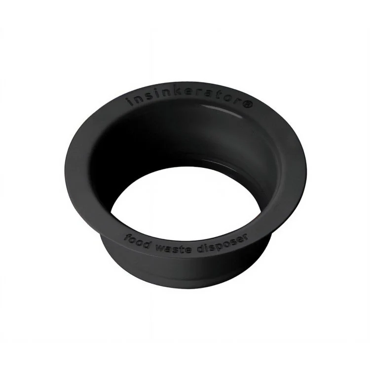 Sink Flange Matte Black 4-1/2 x 4-1/2 x 1-3/4 Inch Stainless Steel for InSinkErator Disposers - Frankwebs