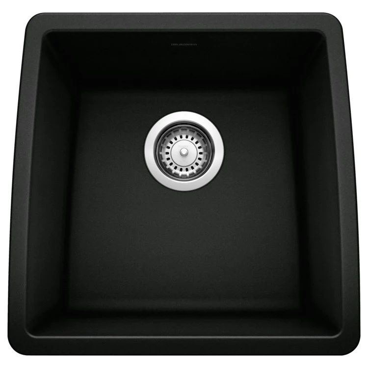 Bar Sink Performa 17 x 18 Inch Single Bowl Coal Black Undermount - Frankwebs