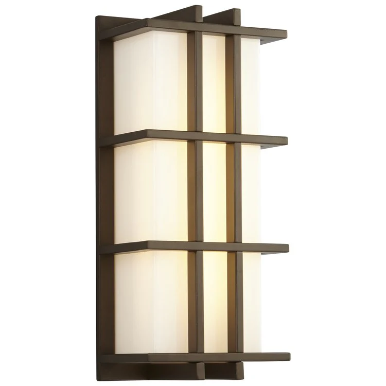 Telshor Single-Light Outdoor Wall Sconce - Oiled Bronze - Frankwebs