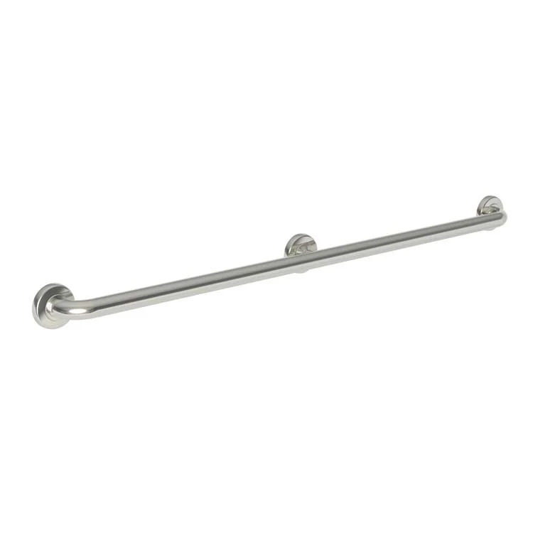Grab Bar East Linear 42 Inch 3 Post Round Plate Antique Copper ADA Wall Mount Brass - Frankwebs