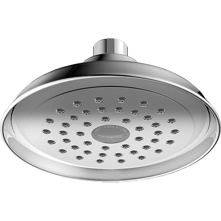 Showerhead Joleena 150 1 Function Round with Matching Spray Face Matte Black 5-3/4 Inch 1.5 Gallons per Minute Full Spray - Frankwebs
