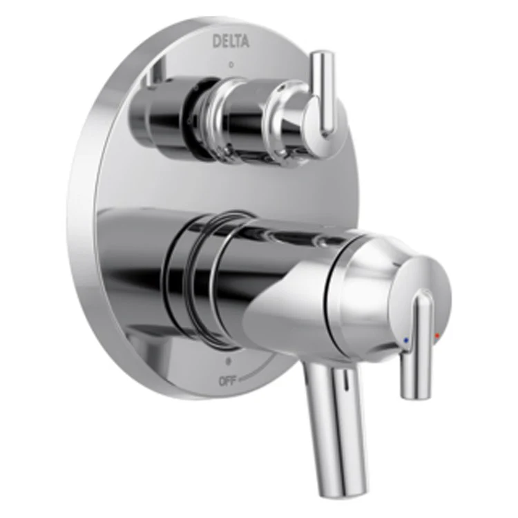 Contemporary TempAssure 17T Thermostatic Valve Trim with Three-Function Diverter - Frankwebs