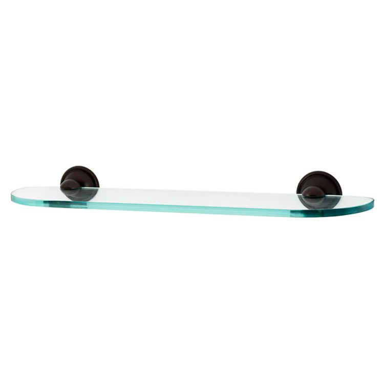 Shelf Yale Bath with Brackets Barcelona 24 Inch Brass/Glass - Frankwebs