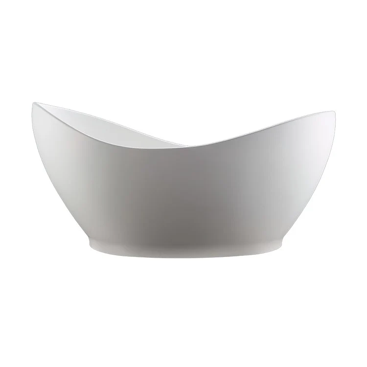 Soaking Tub Juliet 72 x 36 Inch Freestanding Center Biscuit Gloss Sculpturestone 102 Gallons 31-1/2 Inch - Frankwebs