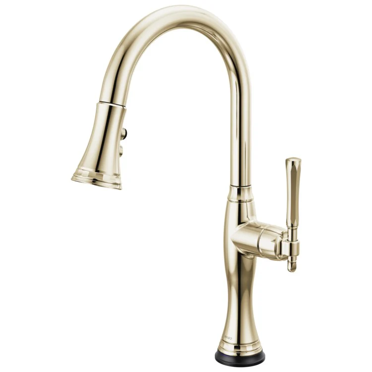 Kitchen Faucet Tulham 1 Lever ADA Polished Chrome Pull Down 2 Function Handspray 1.8 Gallons per Minute - Frankwebs