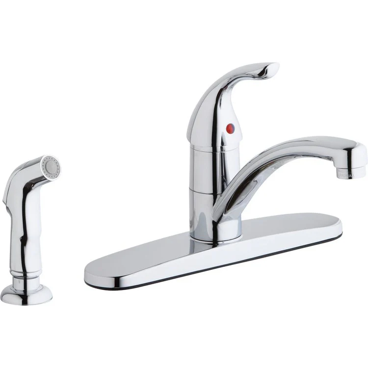 Kitchen Sink Dayton 25 x 22 Inch Single Bowl Kit with Faucet 4 Hole Elite Satin Drop-In - Frankwebs