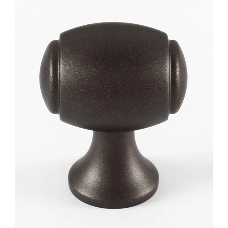 Knob Royale Oval Antique English Brass 1-1/8 Inch 1-1/4 Inch 11/16 Inch - Frankwebs