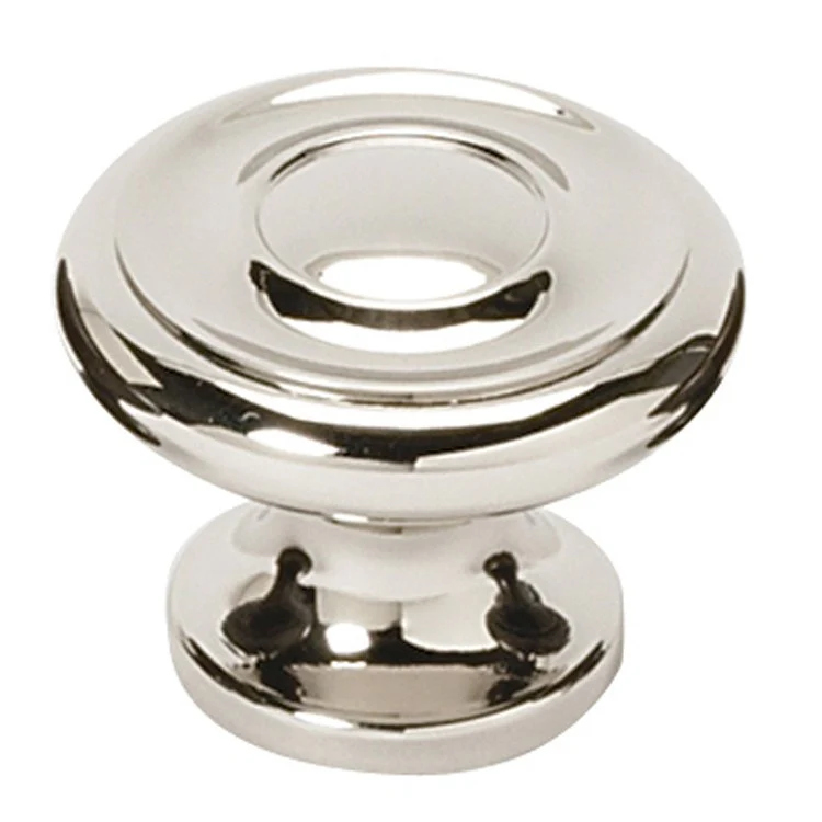 Knob II Collection Round Unlacquered Brass Brass 1 Inch 7/8 Inch 11/16 Inch - Frankwebs