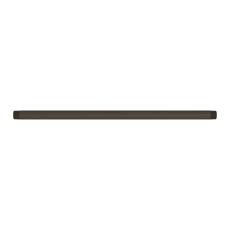 Shower Arm Flat Black 18 Inch 1/2