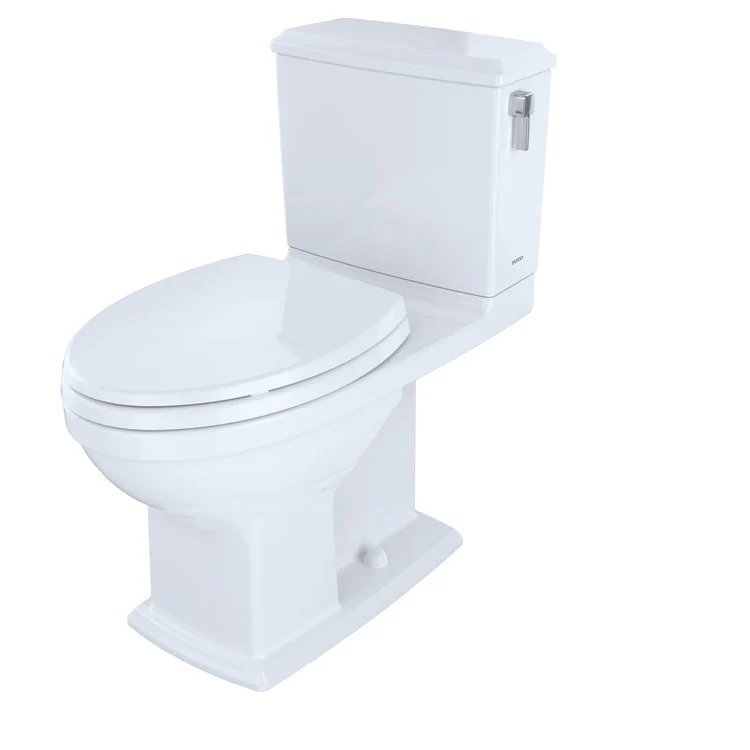 Toilet Connelly 2 Pieces Close Coupled Universal Height Cotton Elongated 30-1/4 Inch 0.9/1.28 Gallons per Flush Right Hand Chrome Soft Close - Frankwebs