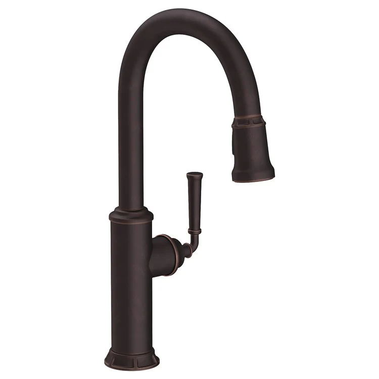 Kitchen Faucet Gavin 1 Lever ADA Polished Gold PVD Pull Down Spout Height 10-3/8 Inch 1.8 Gallons per Minute - Frankwebs