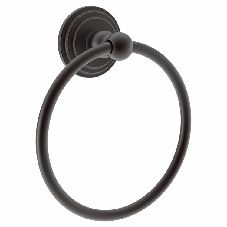 Towel Ring Alveston 6 Inch Closed French Gold PVD Brass 2-7/16 Inch - Frankwebs