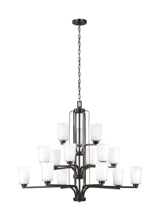 Franport Fifteen-Light Three-Tier Chandelier - Frankwebs