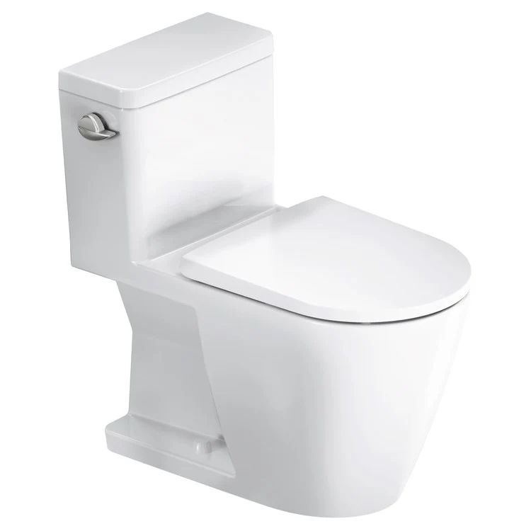Toilet D-Neo 1PC White Elongated WaterSense/cCPU Listed 1.28 Gallons per Minute Left Hand - Frankwebs