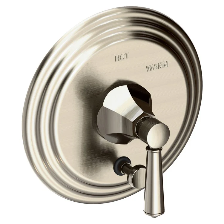 Metropole Pressure Balance Tub/Shower Valve Trim Only with Lever Handle - Midnight Chrome - Frankwebs