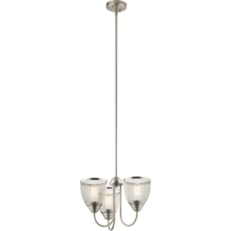 Voclain Three-Light Chandelier/Semi-Flush Mount Ceiling Fixture - Frankwebs