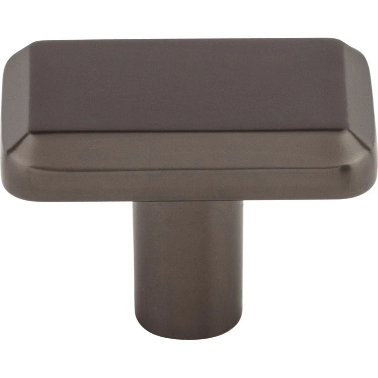 Knob Ellis Telfair Rectangle Ash Gray Zinc Alloy 1-1/2 Inch - Frankwebs