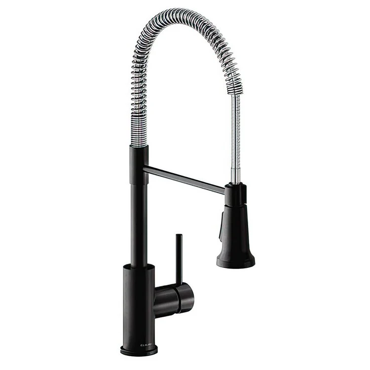 Kitchen Faucet Avado Deck Mount 1 Lever ADA Lustrous Steel Semi-Pro 1 Hole Spout Height 21-11/16 Inch - Frankwebs