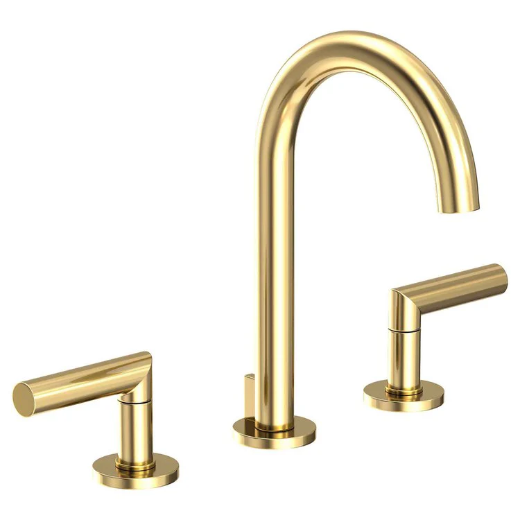 Lavatory Faucet Pavani Widespread 8 to 20 Inch Spread 2 Lever ADA Midnight Chrome 1.2 Gallons per Minute Brass Spout Height 6-1/8 Inch - Frankwebs
