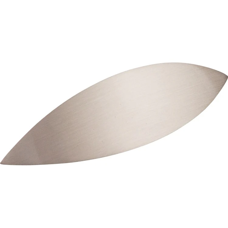 Pull Nouveau Eyebrow Cup for Decorative Hardware Brushed Satin Nickel Zinc Alloy 2-1/2 Inch 4-3/32 Inch Length - Frankwebs
